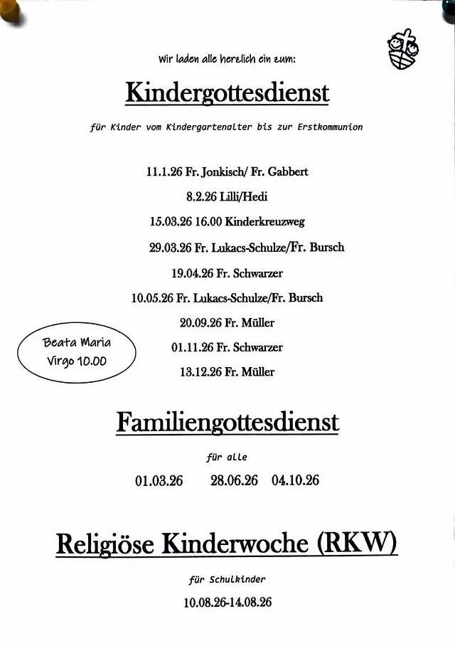 gottesdienste familie und kinder