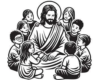 jesus mit kindern