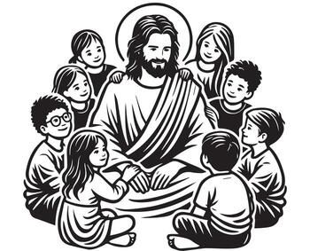 jesus mit kindern