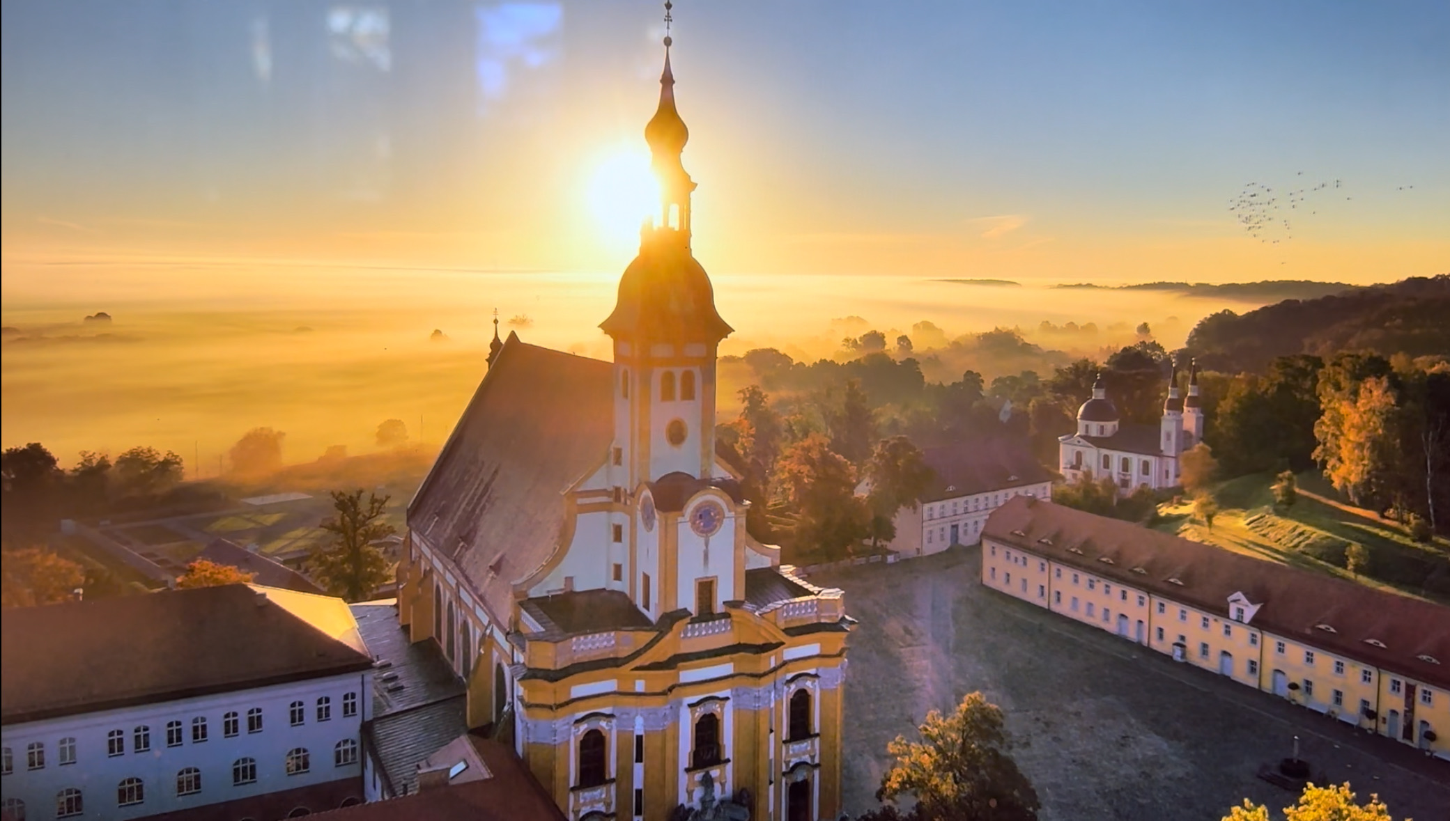 Kloster Neuzelle Drohnenaufnahme