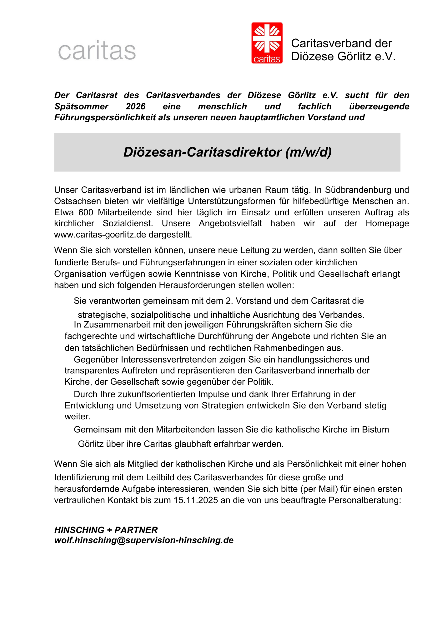 Diözesan Caritas Direktor