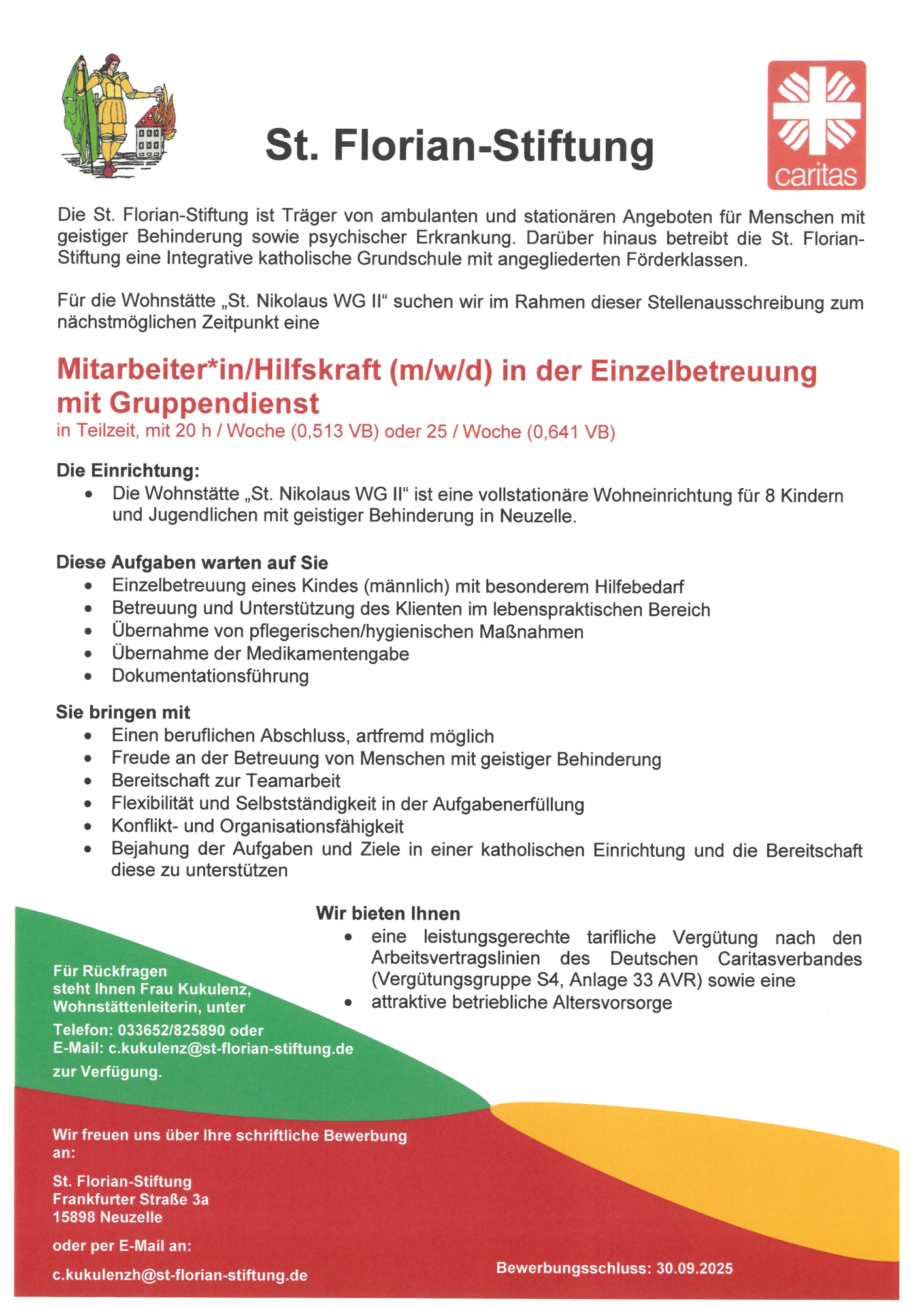 Hilfskraft Einzelbetreuung